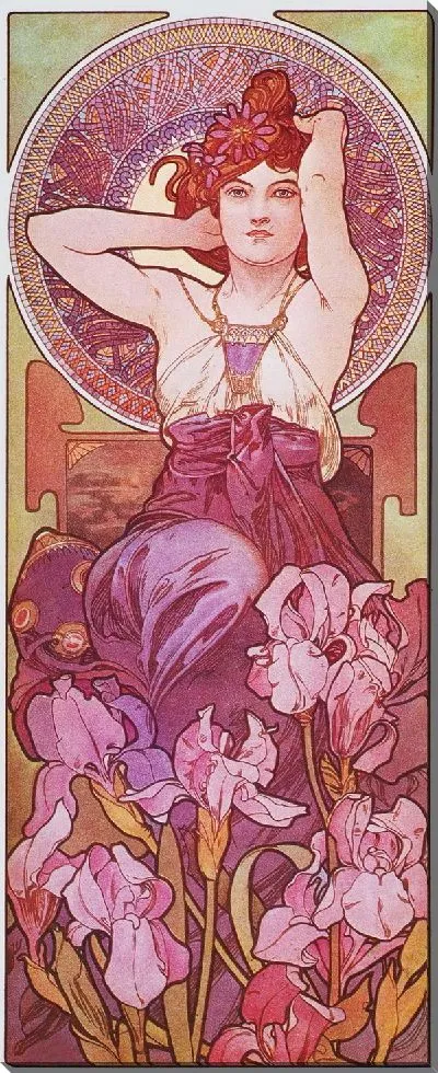 Картина Драгоценные камни -аметист (Precious stones, amethyst)