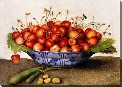 Ваза с черешней (Vase with cherries)