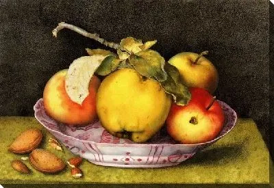 Яблоки на блюдце (Apples on a plate)
