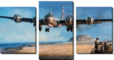 Картина Военный самолет (War plane)