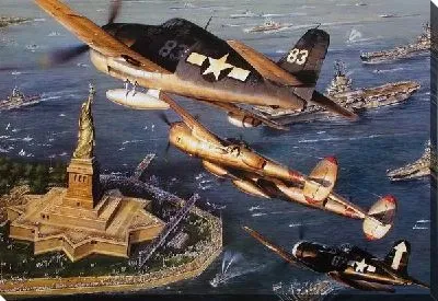 Картина Военные самолеты (Military aircraft)