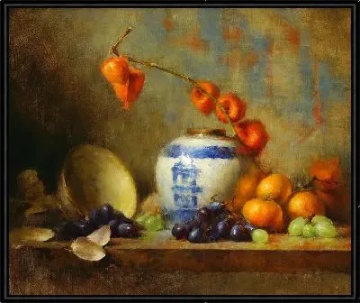 Сине-белая ваза (Blue and White Vase)