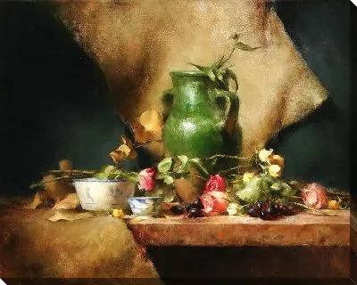 Картина Зеленая ваза (Green Vase)