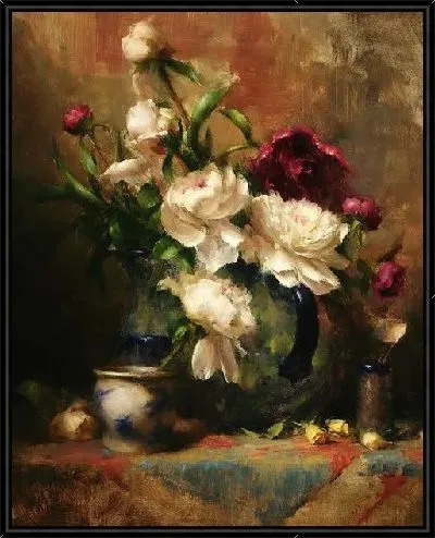 Картина Пионы в вазах (Peonies in Vases)