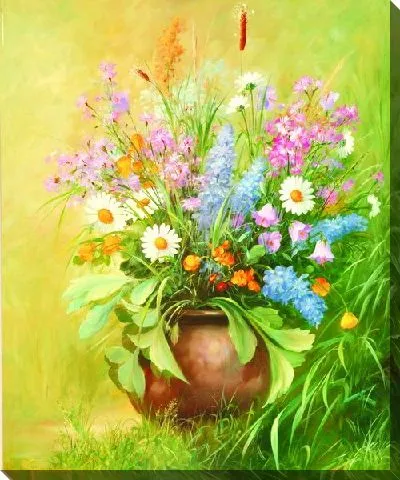 Картина Цветы в вазе (Flowers in a vase) №6