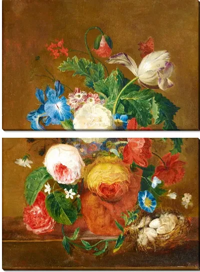 Картина Цветы в вазе (Flowers in a vase) №13