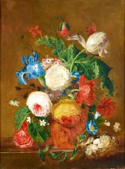 Картина Цветы в вазе (Flowers in a vase) №13