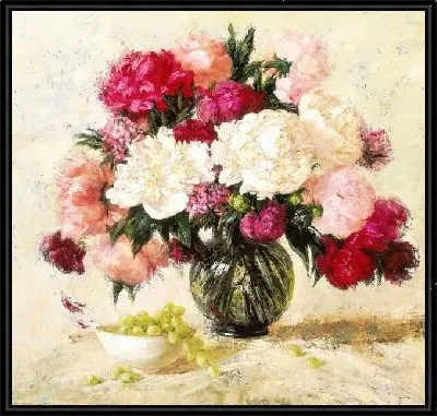 Цветы в вазе (Flowers in a vase) №26