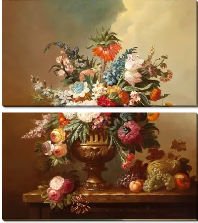 Модульная картина Цветы в вазе (Flowers in a vase) №36