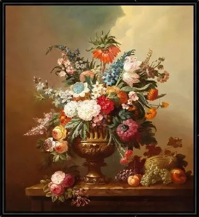 Картина Цветы в вазе (Flowers in a vase) №36
