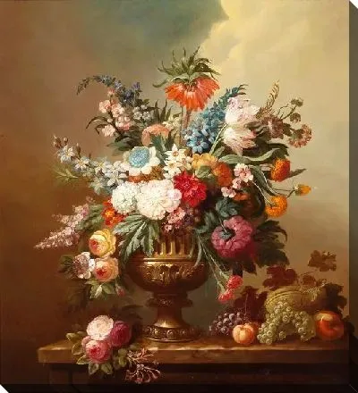 Картина маслом Цветы в вазе (Flowers in a vase) №36