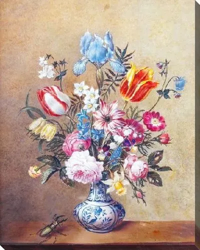 Картина маслом Цветы в вазе (Flowers in a vase) №40