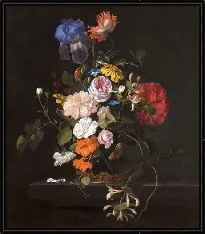 Цветы в вазе (Flowers in a vase) №42