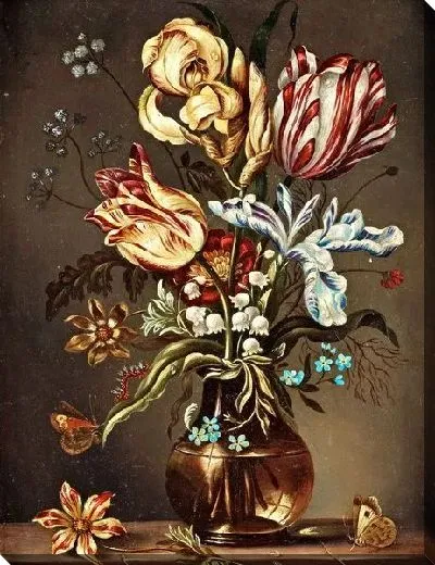 Картина Цветы в вазе (Flowers in a vase) №45