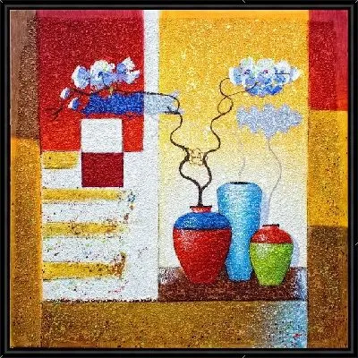 Картина Цветы в вазе (Flowers in a vase) №62