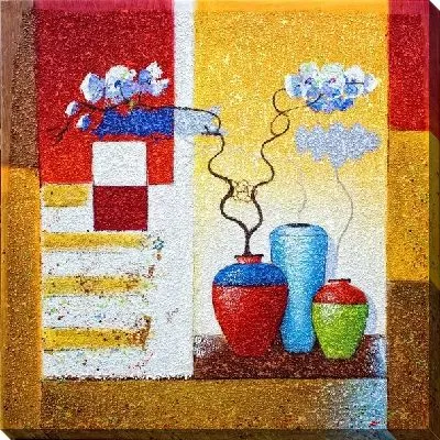 Картина маслом Цветы в вазе (Flowers in a vase) №62