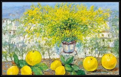 Картина Цветы в вазе (Flowers in a vase) №79