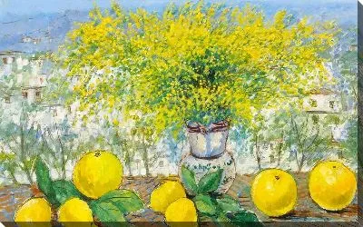 Картина маслом Цветы в вазе (Flowers in a vase) №79