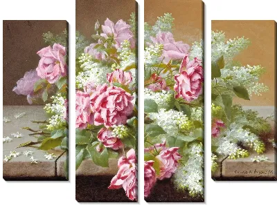 Розы и сирень (Roses and lilac)