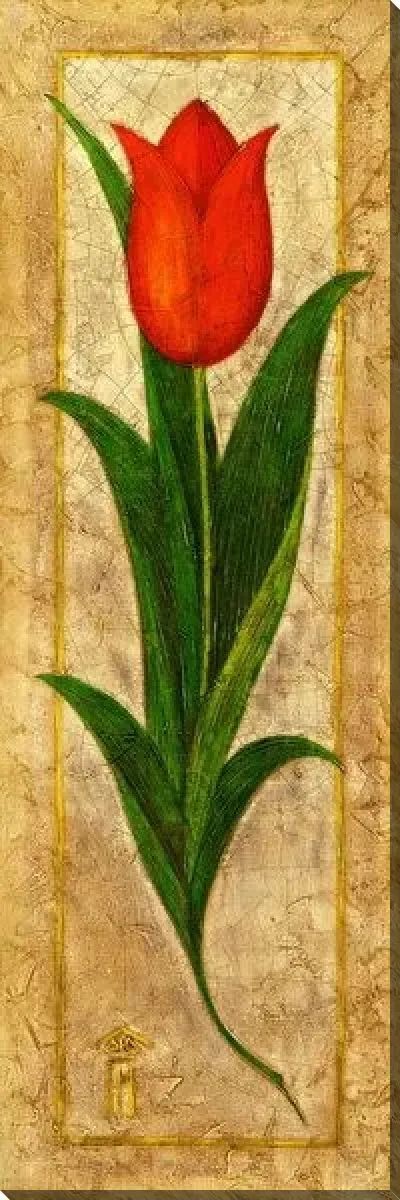Картина маслом Тюльпан (Tulip) №4