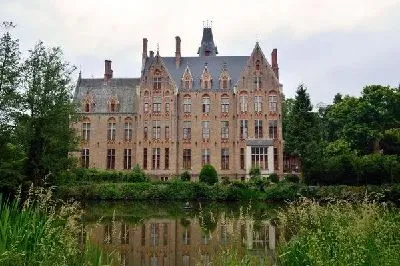 Плакат Замок у пруда (Castle pond)