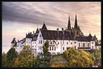 Картина Замок в Невшателе (Castle in Neuchatel)