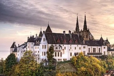 Плакат Замок в Невшателе (Castle in Neuchatel)