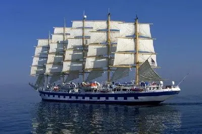 Плакат Корабль с белыми парусами (Ship with white sails)