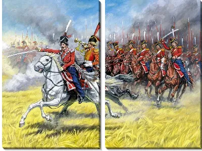 Модульная картина Гвардейские казаки (Guards Cossacks)