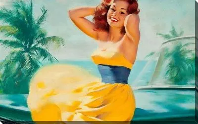 Девушка в желтом платье (A girl in a yellow dress)