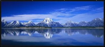 Картина Горы у озера (Mountains by the lake) №2