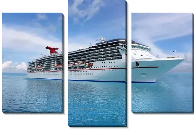 Модульная картина Белый пароход (The White Ship) №2