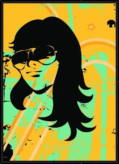 Картина Девушка в очках (Girl with glasses)