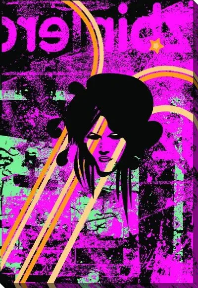 Постер Композиция в фиолетовых тонах (Composition in purple colors)
