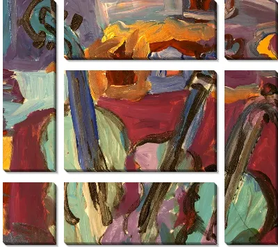 Модульная картина Скрипки (Violins)