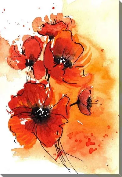 Картина маслом Маки (Poppies) №27