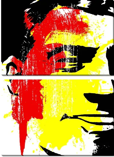 Модульная картина Мужское лицо (Male face)