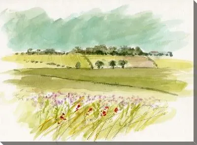 Картина маслом Поля (Field) №2