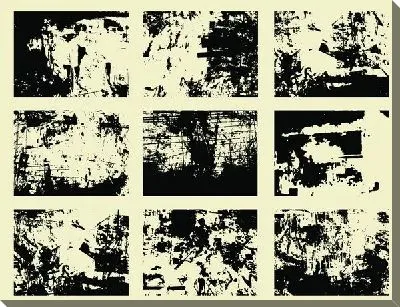 Картина маслом Композиция из чернильных пятен (The composition of the ink spots)