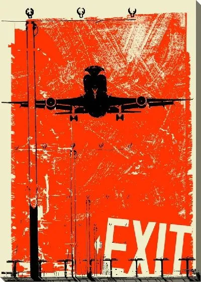 Постер Композиция с самолетом (Composition)