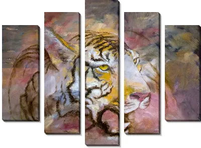 Модульная картина Тигр (Tiger) №16
