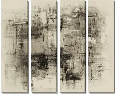 Модульная картина Композиция в монохромных тонах (Composition in monochrome colors)