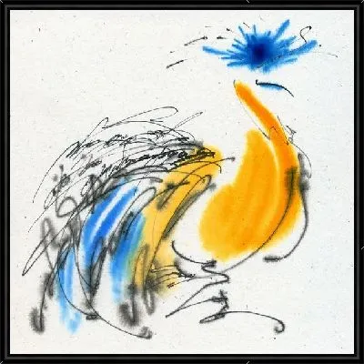 Картина Композиция с желтым цветком (Composition with yellow flower)