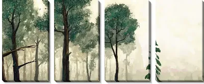 Модульная картина Лес (Forest) №49