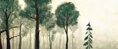 Плакат Лес (Forest) №49