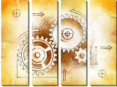 Модульная картина Механика (Mechanics)