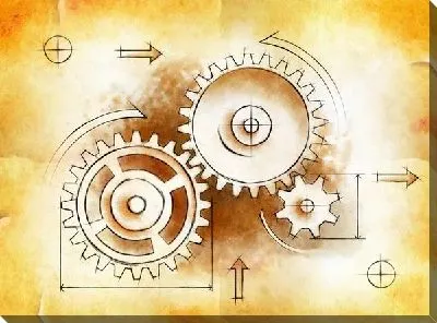 Картина маслом Механика (Mechanics)