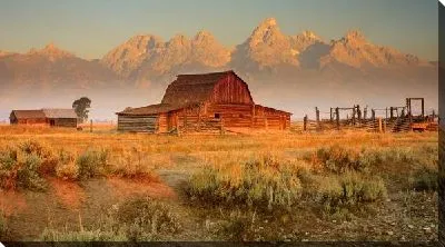 Постер Ферма у подножья гор (The farm at the foot of the mountains)