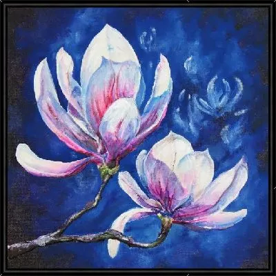 Картина Белые цветы (White flowers) №4