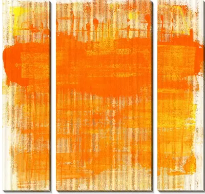 Модульная картина Оранжевая композиция (Orange composition) №2